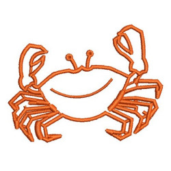 Embroidery Design Crab 2