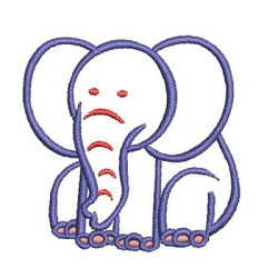 Embroidery Design Elephant
