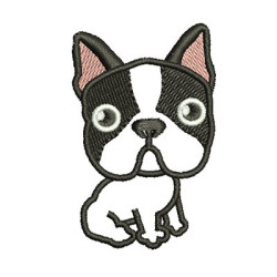 Embroidery Design French Bulldog