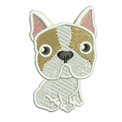 Embroidery Design French Bulldog 2
