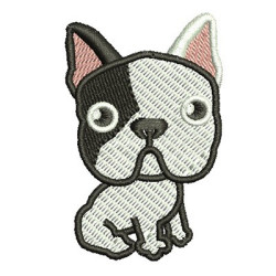Embroidery Design French Bulldog 3