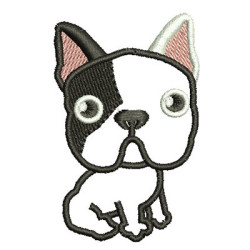 Embroidery Design French Bulldog 4