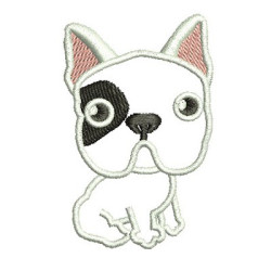 Embroidery Design French Bulldog 6
