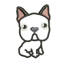 Embroidery Design French Bulldog 10