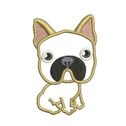 Embroidery Design French Bulldog 12