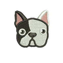 Embroidery Design French Bulldog 14