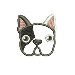 Embroidery Design French Bulldog 16