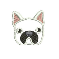 Embroidery Design French Bulldog 24