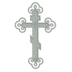 Embroidery Design Cruz Ortodoxa 6