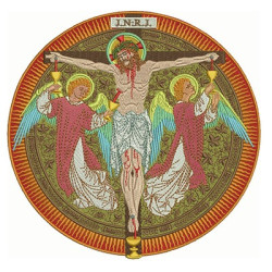 Embroidery Design Jesus Crucified Inri