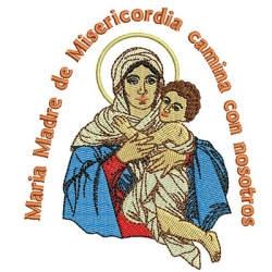 Matriz De Bordado Maria Madre De Misericordia