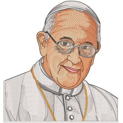 Embroidery Design Pope Francisco 5