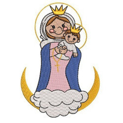 Embroidery Design Our Lady Of The Rosary 3