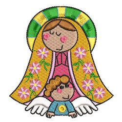 Embroidery Design Our Lady 5