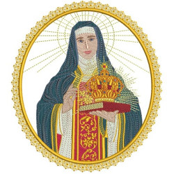 Embroidery Design Edwiges Holy Medal