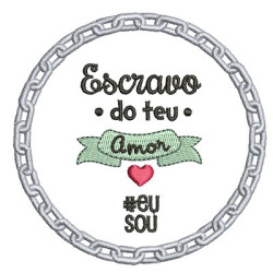 Embroidery Design Slave Of Your Love I Am