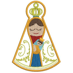 Diseño Para Bordado Nuestra Señora 11