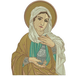Embroidery Design Holy Marian Madalena 2