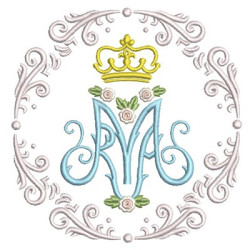 Embroidery Design Marian Frame 21