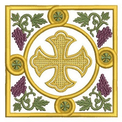 Embroidery Design Decorated Cross 111