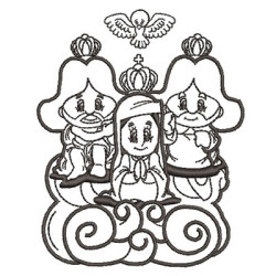 Embroidery Design Divine Eternal Father 2