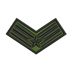 Matriz De Bordado Militar Patch 2