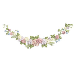 Embroidery Design Floral Arch 3