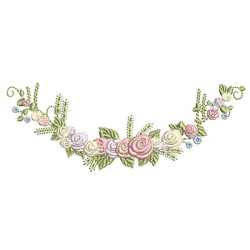 Embroidery Design Floral Arch 4