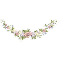 Embroidery Design Floral Arch 5