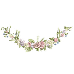Embroidery Design Floral Arch 6