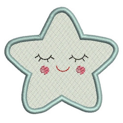 Embroidery Design Star Cute