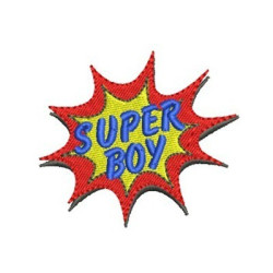 Embroidery Design Super Boy