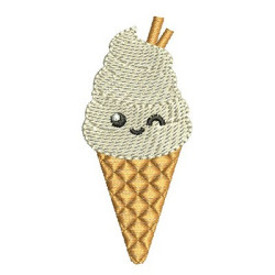 Embroidery Design Ice Cream Cute 6