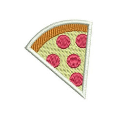 Embroidery Design Pizza Patch