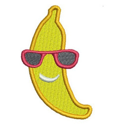 Embroidery Design Banana Style
