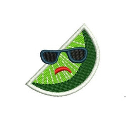 Embroidery Design Lemon Cool Patch