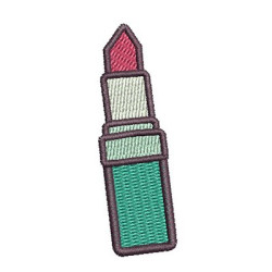 Embroidery Design Lipstick Patch 2