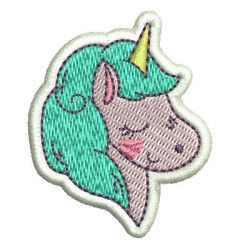 Embroidery Design Unicorn Cute Patch