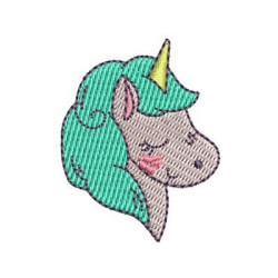 Embroidery Design Unicorn Cute 3