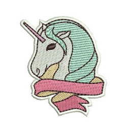 Embroidery Design Unicorn Patch 2