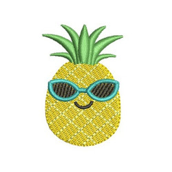 Embroidery Design Pineapple Cute