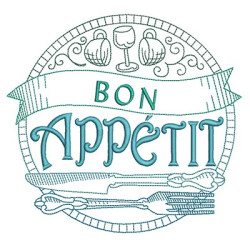 Matriz De Bordado Bon Appétit