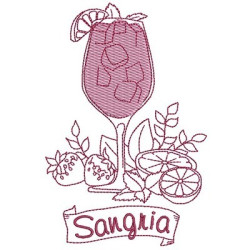 Embroidery Design Sangria