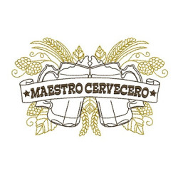 Embroidery Design Maestro Cervecero