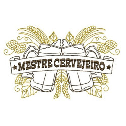 Embroidery Design Brewmaster  Pt