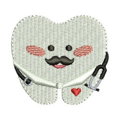 Embroidery Design Tooth Medical Cute