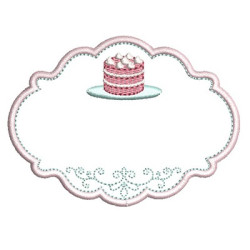 Embroidery Design Custom Frame For Cakes 3