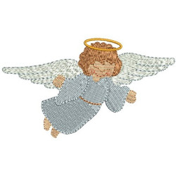 Embroidery Design Angel With Stars
