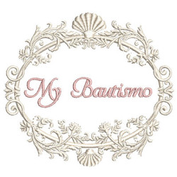 Embroidery Design Frame Provence My Bautismo En 2