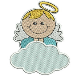 Embroidery Design Angel In The Cloud 11